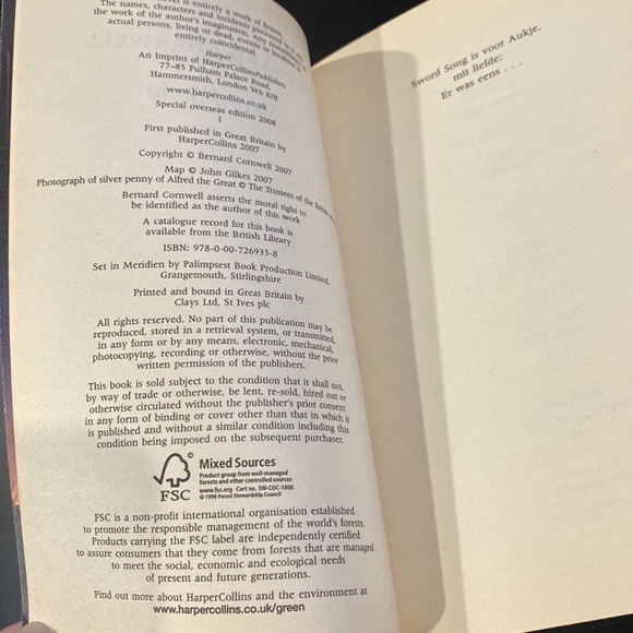 Sword Song by Bernard Cornwell - Paperback Novel - Picture 5 of 6